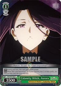 Calamity Witch, Aurora - The Eminence in Shadow - Weiss Schwarz card