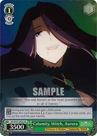 Calamity Witch, Aurora (SR) - The Eminence in Shadow - Weiss Schwarz card