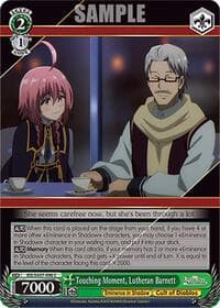 Touching Moment, Lutheran Barnett - The Eminence in Shadow - Weiss Schwarz card