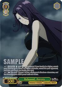 Released, Aurora (SSP) - The Eminence in Shadow - Weiss Schwarz card