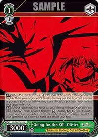 Going for the Kill, Olivier - The Eminence in Shadow - Weiss Schwarz card