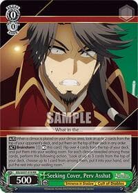 Seeking Cover, Perv Asshat - The Eminence in Shadow - Weiss Schwarz card