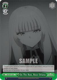 On The Run, Rose Oriana - The Eminence in Shadow - Weiss Schwarz card