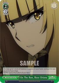 On The Run, Rose Oriana (SR) - The Eminence in Shadow - Weiss Schwarz card