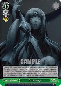 Sanctuary - The Eminence in Shadow - Weiss Schwarz card