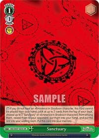 Sanctuary (SR) - The Eminence in Shadow - Weiss Schwarz card