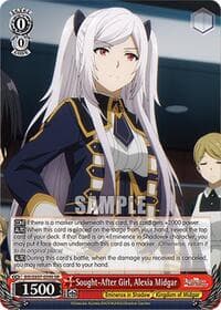 Sought-After Girl, Alexia Midgar (SR) - The Eminence in Shadow - Weiss Schwarz card