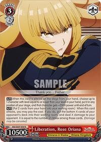 Liberation, Rose Oriana - The Eminence in Shadow - Weiss Schwarz card