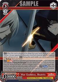 War Goddess, Beatrix (SR) - The Eminence in Shadow - Weiss Schwarz card