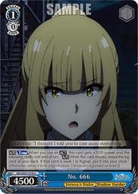 No. 666 - The Eminence in Shadow - Weiss Schwarz card