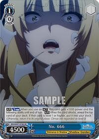 No. 666 (SR) - The Eminence in Shadow - Weiss Schwarz card
