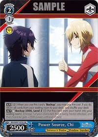 Power Source, Chi (SR) - The Eminence in Shadow - Weiss Schwarz card