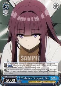 Technical Support, Eta - The Eminence in Shadow - Weiss Schwarz card
