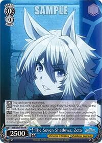 The Seven Shadows, Zeta - The Eminence in Shadow - Weiss Schwarz card