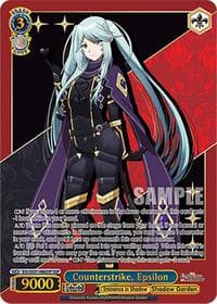 Counterstrike, Epsilon (SSP) - The Eminence in Shadow - Weiss Schwarz card