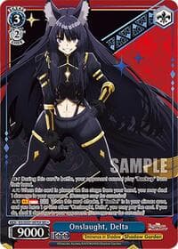 Onslaught, Delta (SEC+) - The Eminence in Shadow - Weiss Schwarz card