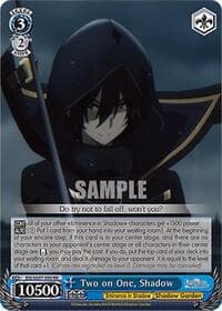 Two on One, Shadow - The Eminence in Shadow - Weiss Schwarz card