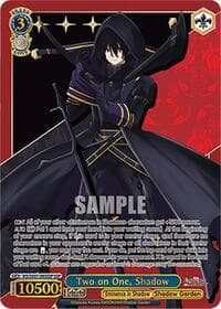 Two on One, Shadow (SSP) - The Eminence in Shadow - Weiss Schwarz card