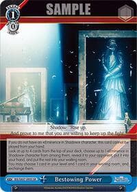 Bestowing Power (SR) - The Eminence in Shadow - Weiss Schwarz card