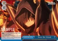 Press the Attack (RRR) - The Eminence in Shadow - Weiss Schwarz card