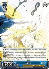 Alpha (PR) - The Eminence in Shadow - Weiss Schwarz card