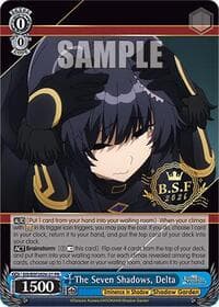 The Seven Shadows, Delta (PR) (BSF2026-21 PR) - The Eminence in Shadow - Weiss Schwarz card