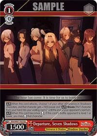 Departure, Seven Shadows - The Eminence in Shadow - Weiss Schwarz card