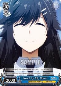 Loved by All, Akane - The Eminence in Shadow - Weiss Schwarz card