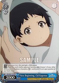 New Beginning, Cid Kagenou - The Eminence in Shadow - Weiss Schwarz card
