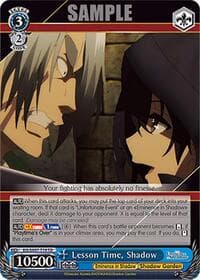 Lesson Time, Shadow - The Eminence in Shadow - Weiss Schwarz card