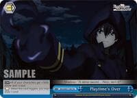 Playtime's Over - The Eminence in Shadow - Weiss Schwarz card
