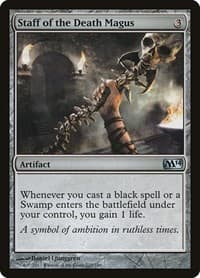 Staff of the Death Magus - Magic 2014 (M14) - Magic: The Gathering card