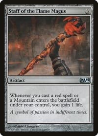 Staff of the Flame Magus - Magic 2014 (M14) - Magic: The Gathering card