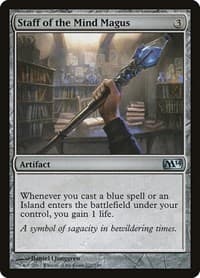Staff of the Mind Magus - Magic 2014 (M14) - Magic: The Gathering card