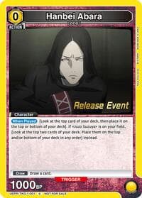 Hanbei Abara - UE18BT: Tokyo Ghoul Release Event Cards - Union Arena card