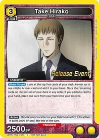 Take Hirako (011) - UE18BT: Tokyo Ghoul Release Event Cards - Union Arena card