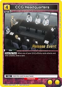 CCG Headquarters - UE18BT: Tokyo Ghoul Release Event Cards - Union Arena card