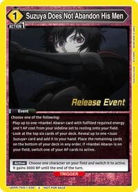 Suzuya Does Not Abandon His Men - UE18BT: Tokyo Ghoul Release Event Cards - Union Arena card