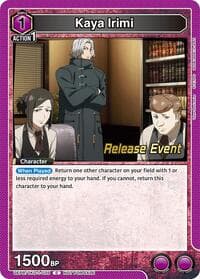 Kaya Irimi - UE18BT: Tokyo Ghoul Release Event Cards - Union Arena card