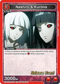 Nashiro & Kurona - UE18BT: Tokyo Ghoul Release Event Cards - Union Arena card