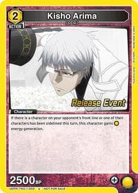 Kisho Arima (003) - UE18BT: Tokyo Ghoul Release Event Cards - Union Arena card