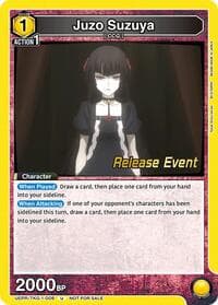 Juzo Suzuya (008) - UE18BT: Tokyo Ghoul Release Event Cards - Union Arena card