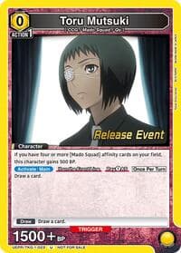 Toru Mutsuki (023) - UE18BT: Tokyo Ghoul Release Event Cards - Union Arena card
