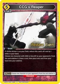 CCG's Reaper - UE18BT: Tokyo Ghoul Release Event Cards - Union Arena card
