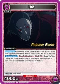 Uta (036) - UE18BT: Tokyo Ghoul Release Event Cards - Union Arena card