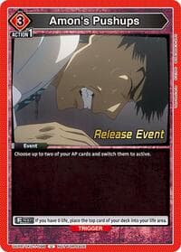 Amon's Pushups - UE18BT: Tokyo Ghoul Release Event Cards - Union Arena card