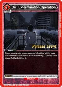 Owl Extermination Operation - UE18BT: Tokyo Ghoul Release Event Cards - Union Arena card