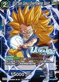 SS3 Son Goku, Overflowing Spirit (Event Pack 18) - Tournament Promotion Cards - Dragon Ball Super: Masters card