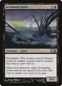 Accursed Spirit - Magic 2014 (M14) - Magic: The Gathering card