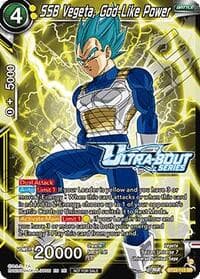 SSB Vegeta, God-Like Power (Event Pack 18) - Tournament Promotion Cards - Dragon Ball Super: Masters card